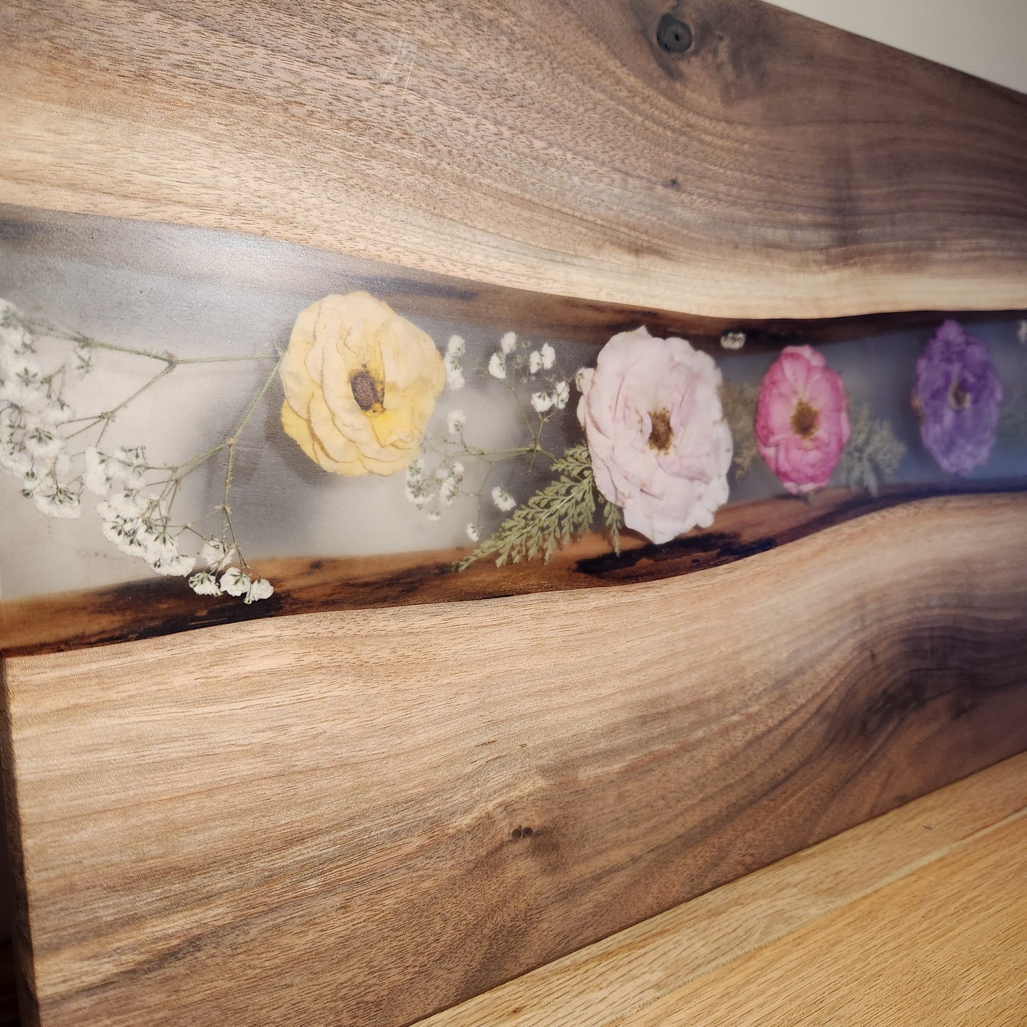 Custom floral river board