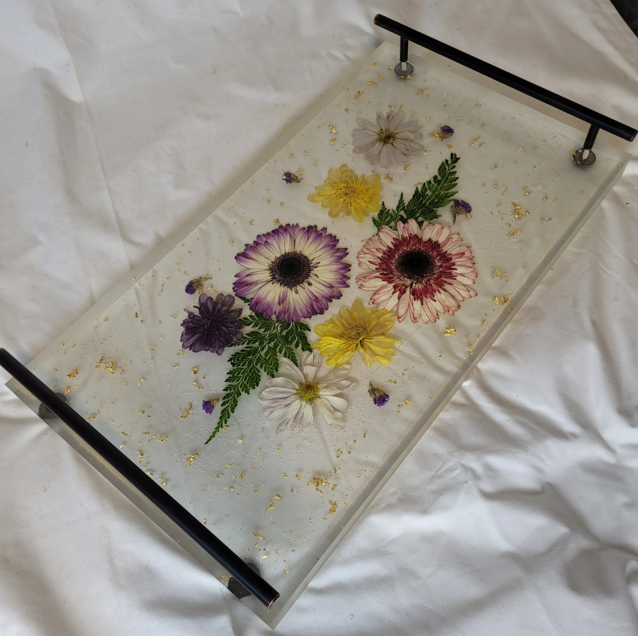 Large Epoxy Serving Tray